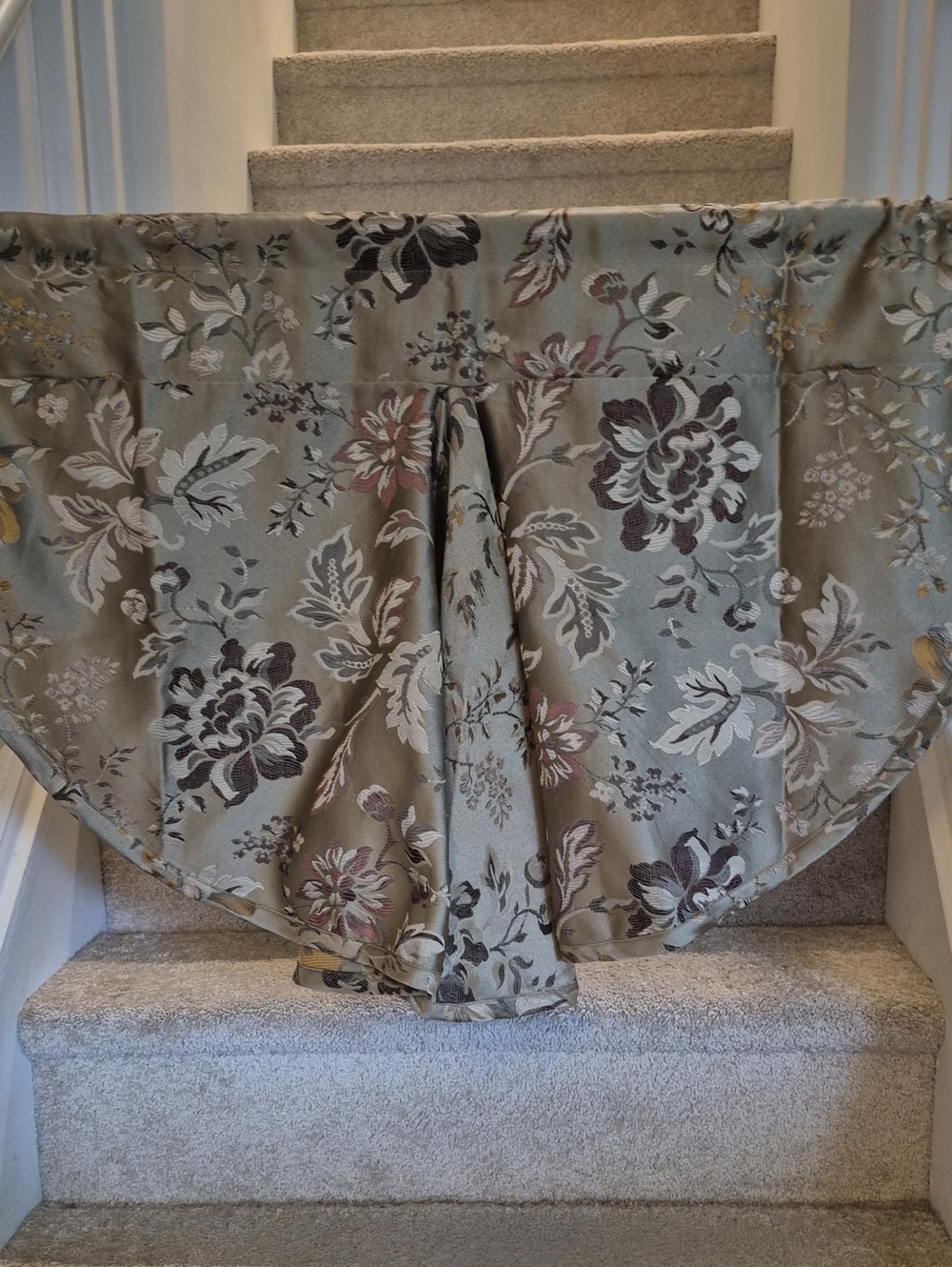 Custom Floral Window Valance Tree Skirt 40x26